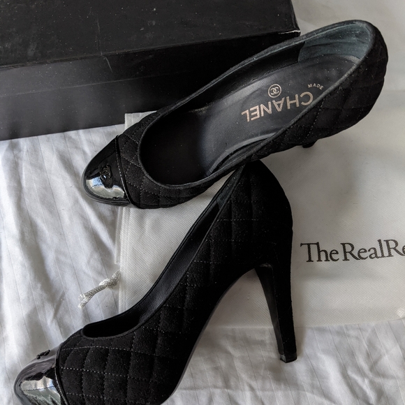 💯 Authentic Chanel Quilted Heels - Picture 6 of 6